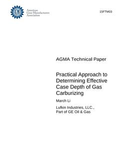 AGMA 15FTM03