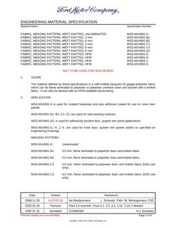 FORD WSS-M1H691-A