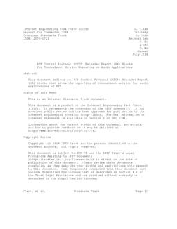 IETF RFC 7294