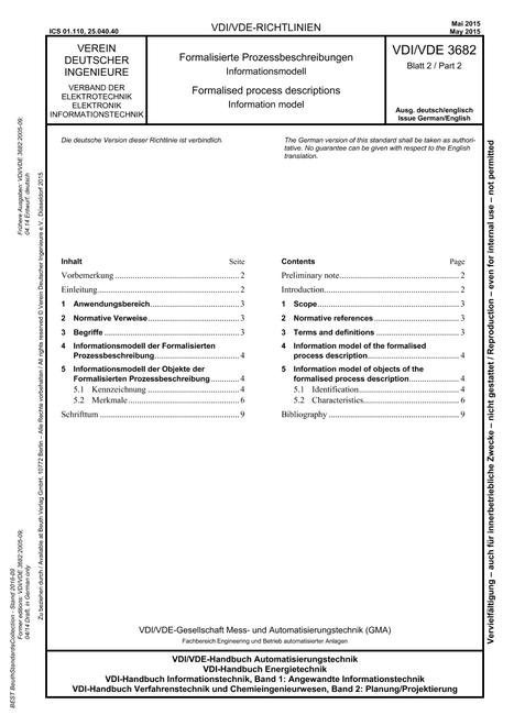 VDI VDI/VDE 3682 BLATT 2