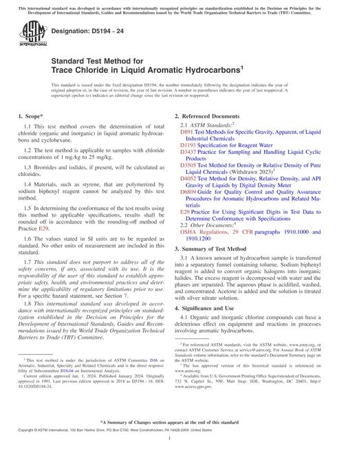 ASTM D5194-24