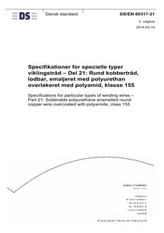 DANSK DS/EN 60317-21