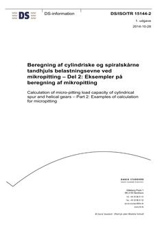 DANSK DS/ISO/TR 15144-2