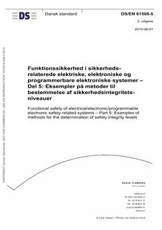 DANSK DS/EN 61508-5