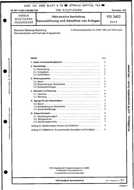 VDI VDI 3402 BLATT 2