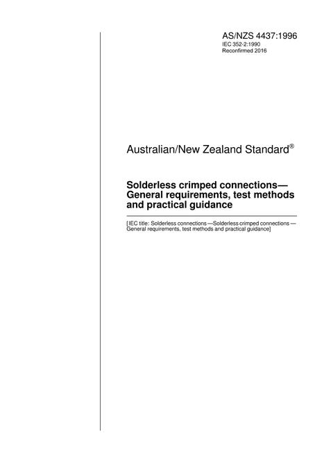 AS/NZS 4437:1996