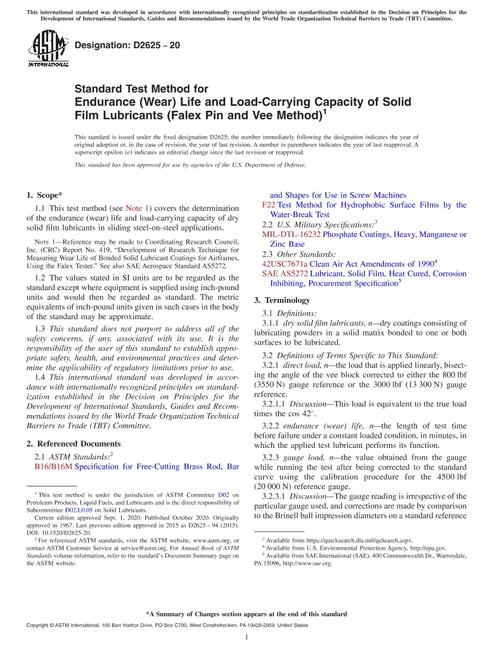 ASTM D2625-20