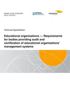 SA/SNZ TS ISO 21030:2024