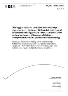 DANSK DS/ISO 12736-3