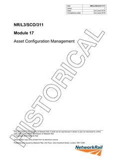 NR NR/L3/SCO/311/17 ISSUE 1