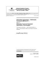 CAN/CSA-ISO/IEC TR 21000-11-07 (R2022)