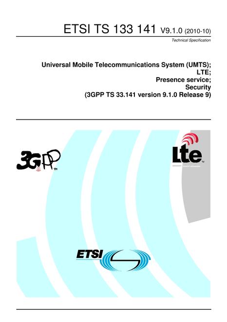 ETSI TS 133 141