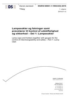 DANSK DS/EN 60061-1/A52