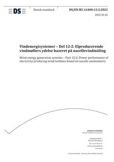 DANSK DS/EN IEC 61400-12-2
