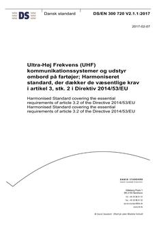 DANSK DS/EN 300 720 V2.1.1