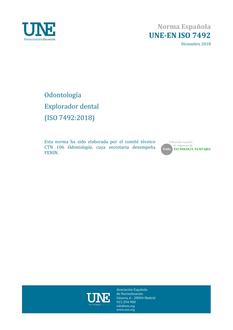 AENOR UNE-EN ISO 7492