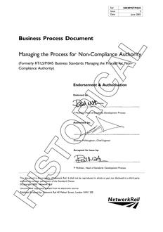 NR NR/SP/STP/045 ISSUE 3