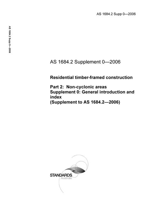 AS 1684.2 SUPP 0-2006