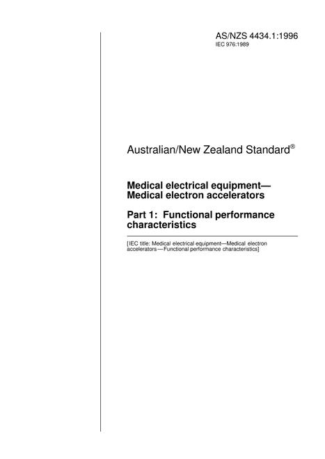 AS/NZS 4434.1:1996