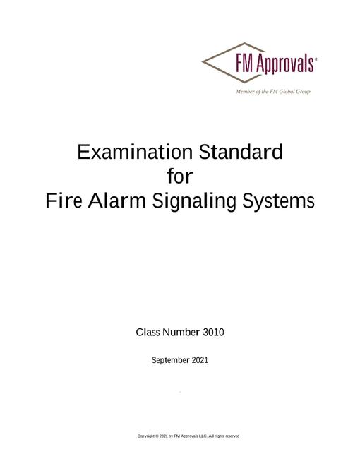 FM Approvals 3010:2021