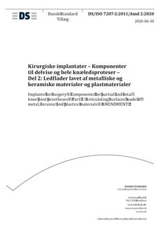 DANSK DS/ISO 7207-2/AMD 2