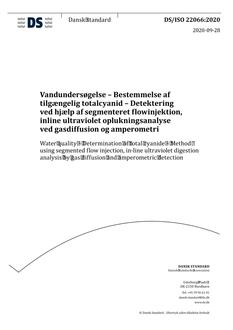 DANSK DS/ISO 22066