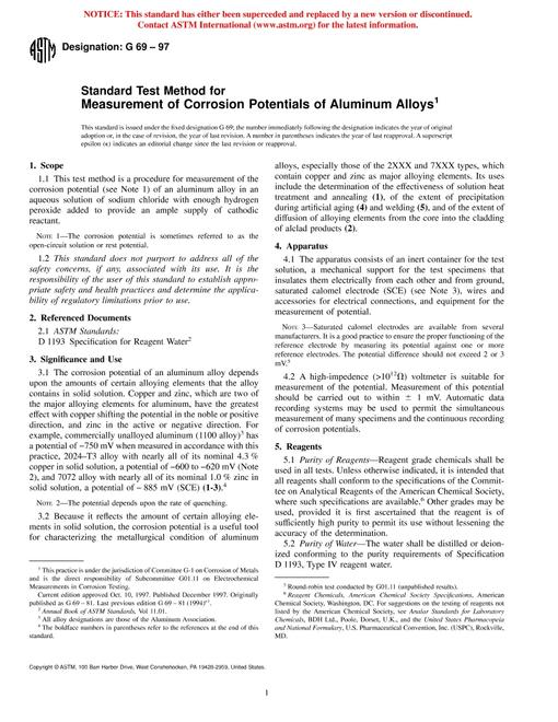ASTM G69-97