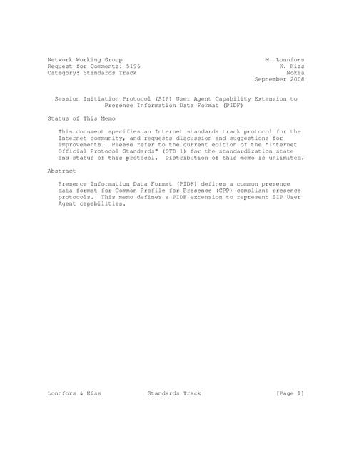 IETF RFC 5196