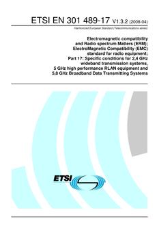 ETSI EN 301 489-17