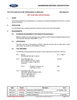 FORD WSK-M4D819-A