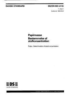 DANSK DS/EN ISO 4119