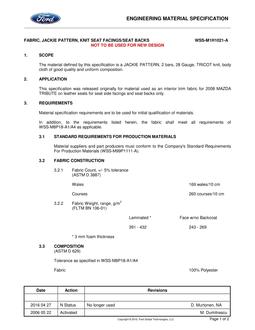 FORD WSS-M1H1021-A