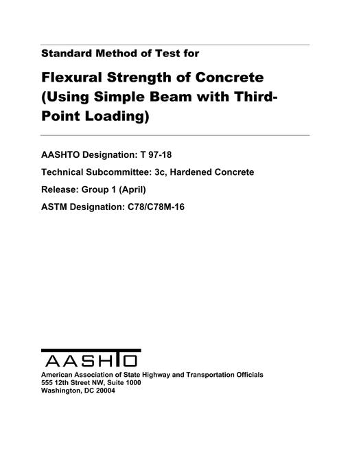 AASHTO T 97-18