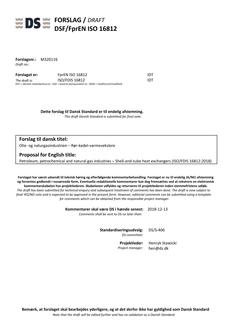 DANSK DSF/FPREN ISO 16812