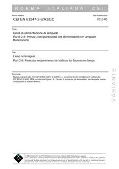 CEI EN 61347-2-8