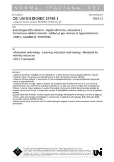 CEI UNI EN ISO/IEC 19788-1