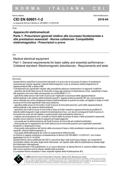 CEI EN 60601-1-2