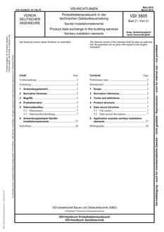 VDI VDI 3805 BLATT 21