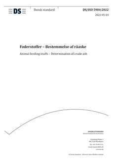 DANSK DS/ISO 5984