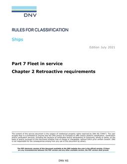 DNV DNV-RU-SHIPS PART 7 CHAPTER 2