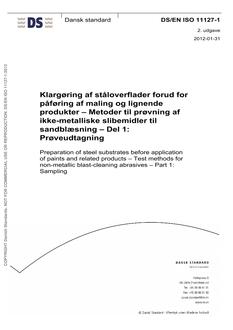 DANSK DS/EN ISO 11127-1