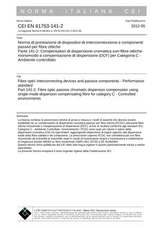 CEI EN 61753-141-2