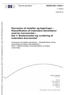 DANSK DS/EN ISO 11844-1