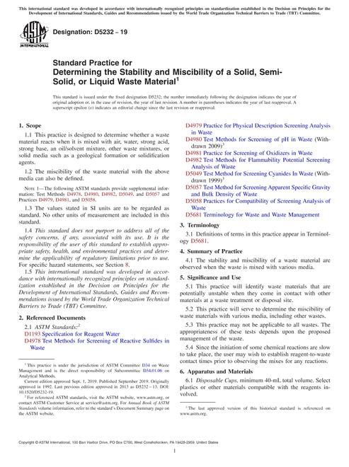 ASTM D5232-19