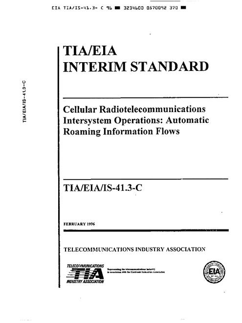 TIA TIA/EIA/IS-41.3-C