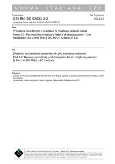 CEI EN IEC 62631-2-2