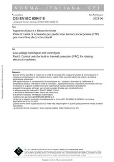 CEI EN IEC 60947-8