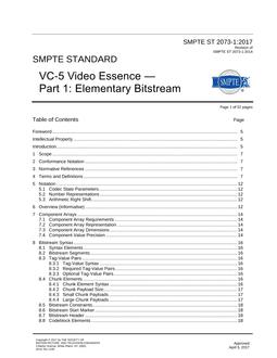 SMPTE ST 2073-1