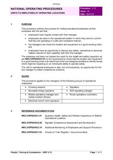 NR NR/L3/OPS/045/2.15 ISSUE 4