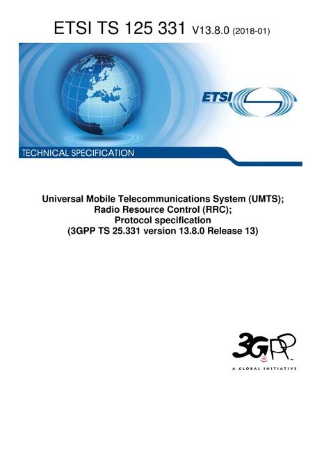 ETSI TS 125 331